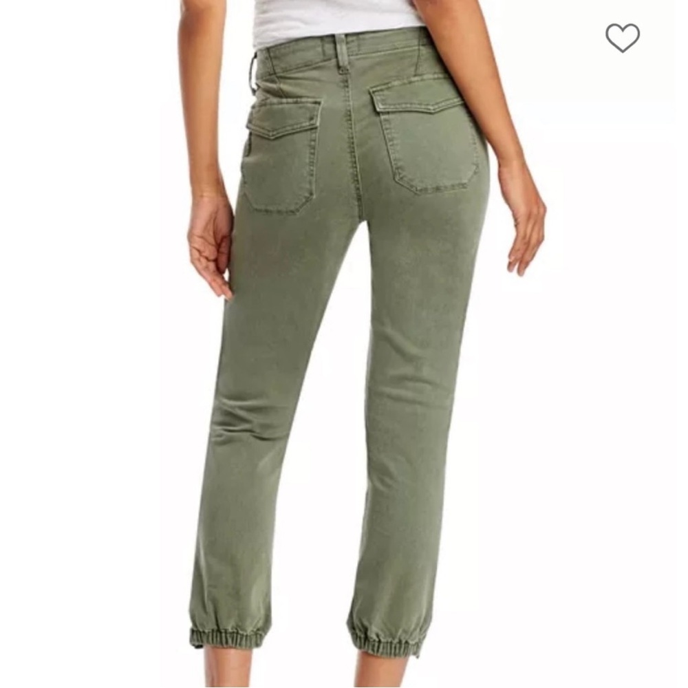 PAIGE Olive Green Mayslie Utility Jogger Jeans - Picture 6 of 12